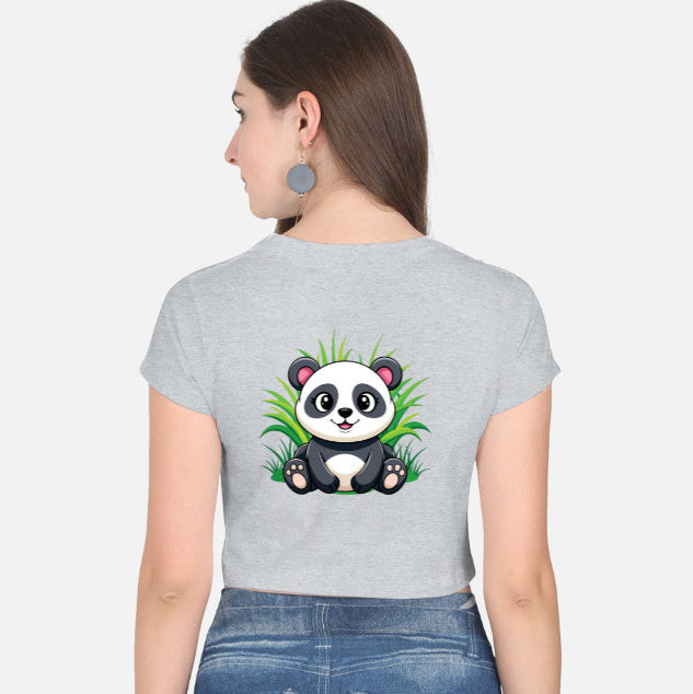 Panda Crop Top
