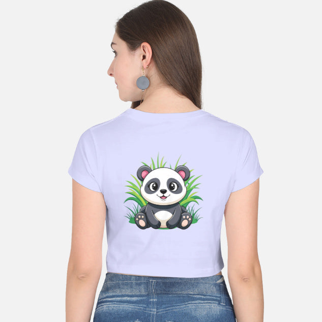 Panda Crop Top