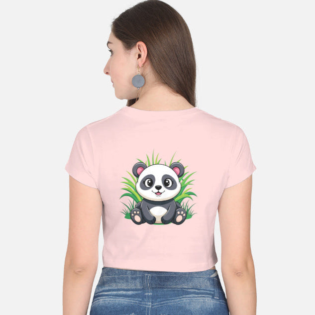 Panda Crop Top
