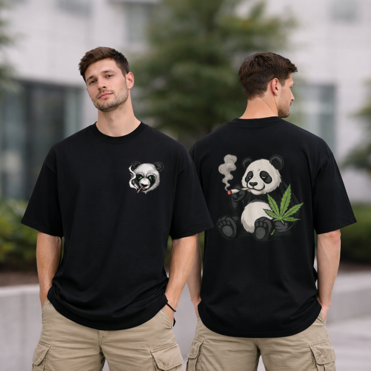 Smoky Panda Oversize T-Shirt